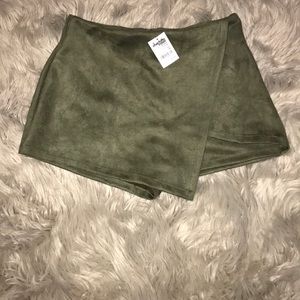 Olive green skort